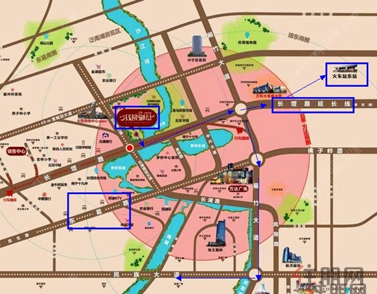 推荐原因:地处长湖路延长线与长堽路交汇处往北300米