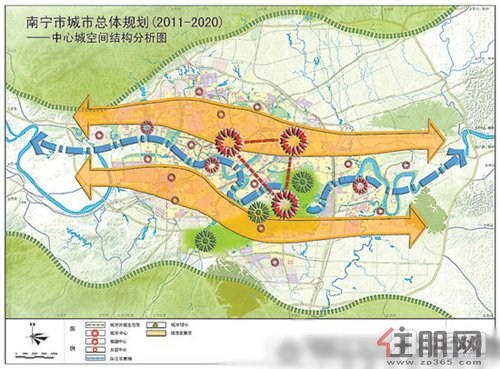 国务院批复《南宁市城市总体规划》 城市扩张