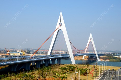 区内主跨最大的桥梁——鹧鸪江大桥首获鲁班奖