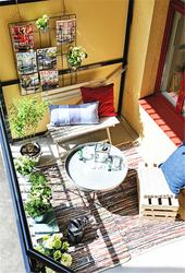 每个大阳台 都有不一样的生活故事