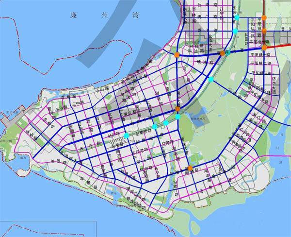 北海市道路交通规划:8条跨铁路通道沟通南北城区