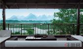 感谢雾霾——水印长廊别墅实景 栋栋山水醉美漓江岸