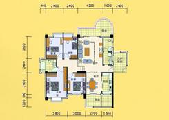 【怡心园4+1房】4室2厅1卫1厨2阳台