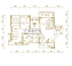 【大家之范3+2房户型】3室2厅2卫1厨4阳台