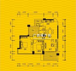 【A-3户型】2室2厅1卫1厨3阳台