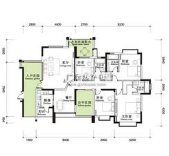 【11、12栋K户型】4室2厅3卫1厨1阳台