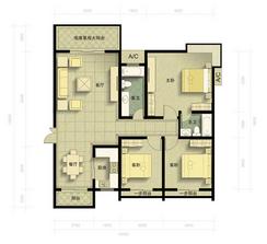 【2号5号楼-A户型】3室2厅