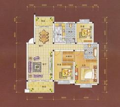 【D】3室2厅2卫2阳台