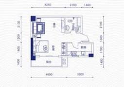 邕江银座1号5户型