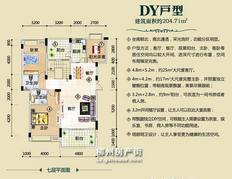 DY户型七层平面