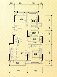 【D2】2室2厅1卫