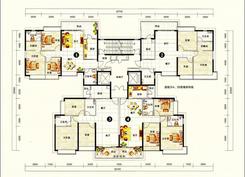 【16号栋户型示意图】