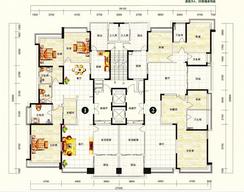 【19号栋户型示意图】
