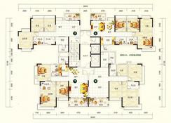 【22号栋户型示意图】