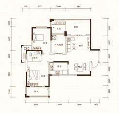 【C1】2室2厅1卫