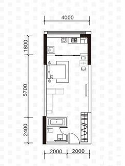 【一房一厅】1室1厅1卫1厨