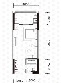 【一房一厅】1室1厅1卫1厨