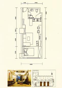 【浪漫满屋】1室1厅1卫