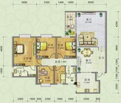 【港都花园户型图】