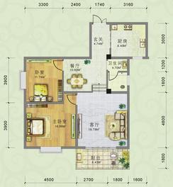 【港都花园户型图】