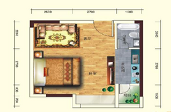 【一室一厅】1室1厅1卫1厨1阳台