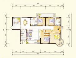 【E1】4室2厅2卫1厨