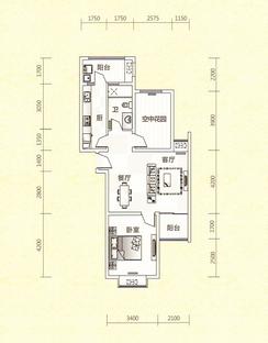 【113栋】2室2厅1卫