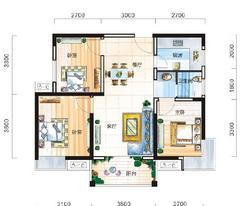 【新G户型】3室2厅1卫