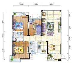 【A户型】3室2厅2卫