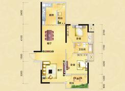 【3-1-05、3-2-07】2室2厅1卫1厨2阳台