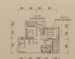 【A11标准层 2室2厅1卫】2室2厅1卫