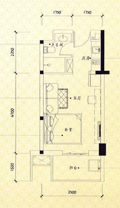 【F1/F2】1室1厅1卫