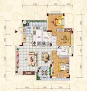 金菲豪园5#C1户型