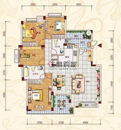 【金菲豪园5#D4户型】4室2厅2卫1厨1阳台