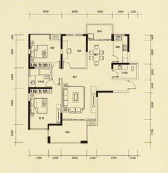 【B6-A 】3室2厅2卫