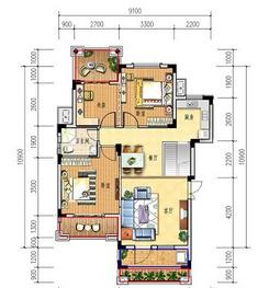 【2栋801户型】3室2厅2卫1厨