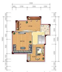 【2栋801户型地下室】3室2厅2卫1厨