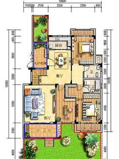 【8栋104户型】3室2厅2卫1厨