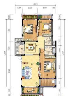 【17栋202户型】3室2厅2卫1厨
