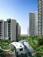 绿城世界内庭院效果图