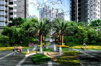 汇东郦城天郦湖效果图