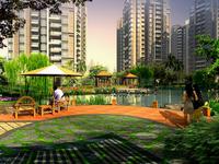 汇东郦城天郦湖效果图