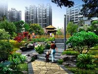 汇东郦城天郦湖效果图