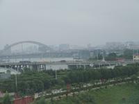 红日江景