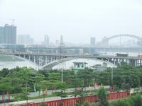 红日江景