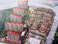 中房御翠园鸟瞰效果图