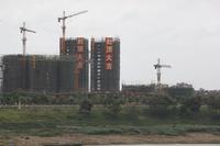 红日江景部分楼栋封顶