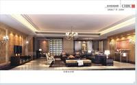 广源国际社区【山湖王榭】客厅效果图