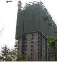 工地 大楼近距离侧面实景