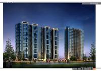 红日学府夜视图